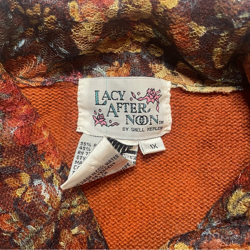 Vintage Lacy Afternoon floral detail cardigan - Picture 2 of 3